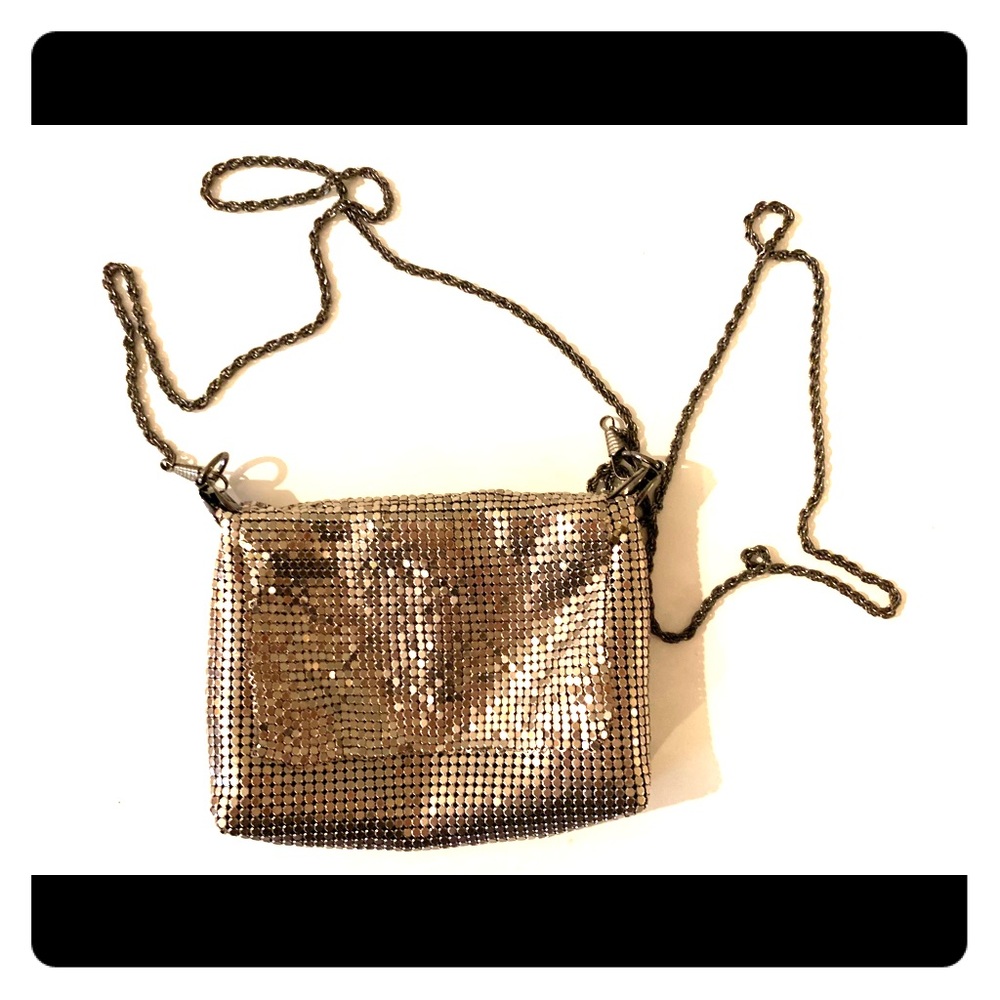 Composition Aluminum metallic evening bag